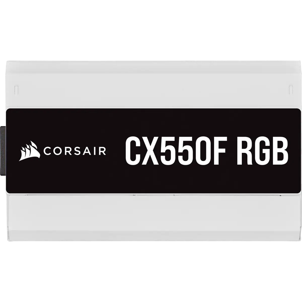 Nguồn Corsair CX550F RGB White 80 Plus Bronze - Full Modul - CP-9020225-NA