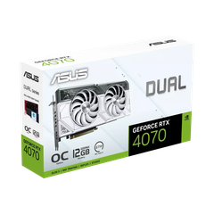 ASUS Dual GeForce RTX 4070 White OC Edition 12GB GDDR6X