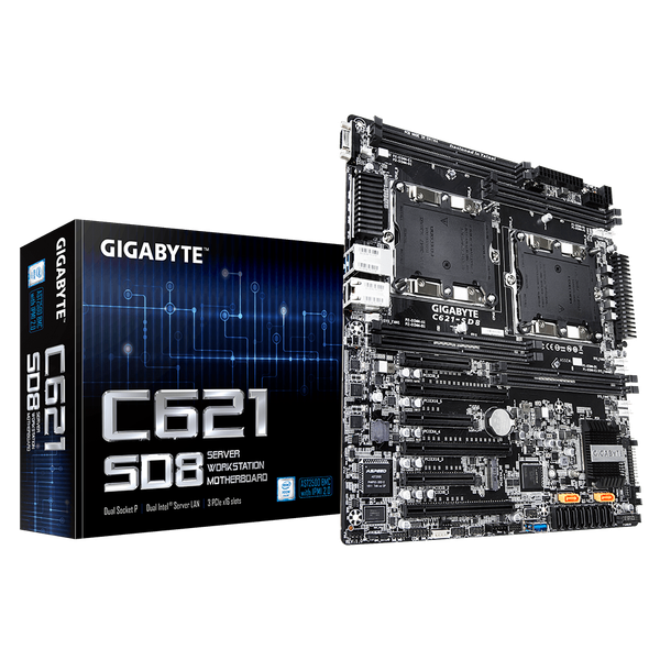 Gigabyte C621-SD8 (Intel C621, LGA 3647, ATX, 8 Khe Cắm Ram DDR4)