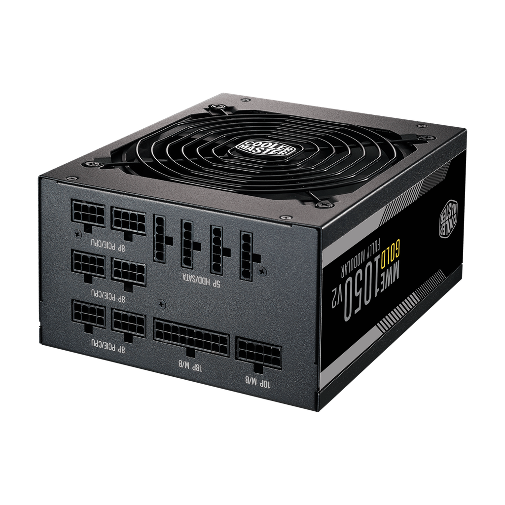 Nguồn Cooler Master MWE GOLD 1050 - V2 1050W ( 80 Plus Gold/Màu Đen/Full Modular)