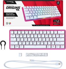 Bàn phím cơ Kingston HyperX Alloy Origins 60 Pink