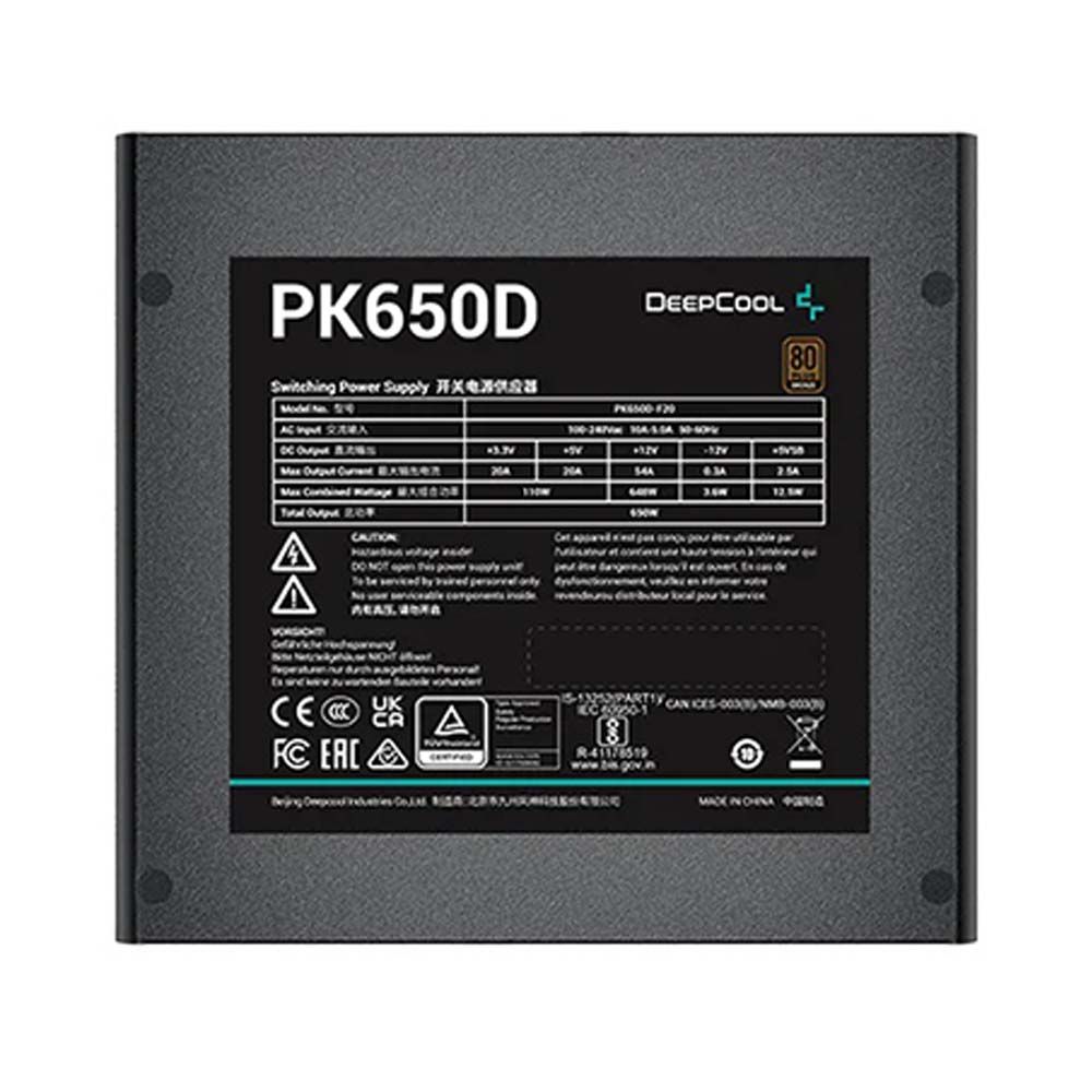 Nguồn máy tính Deepcool PK650D 80 Plus Bronze