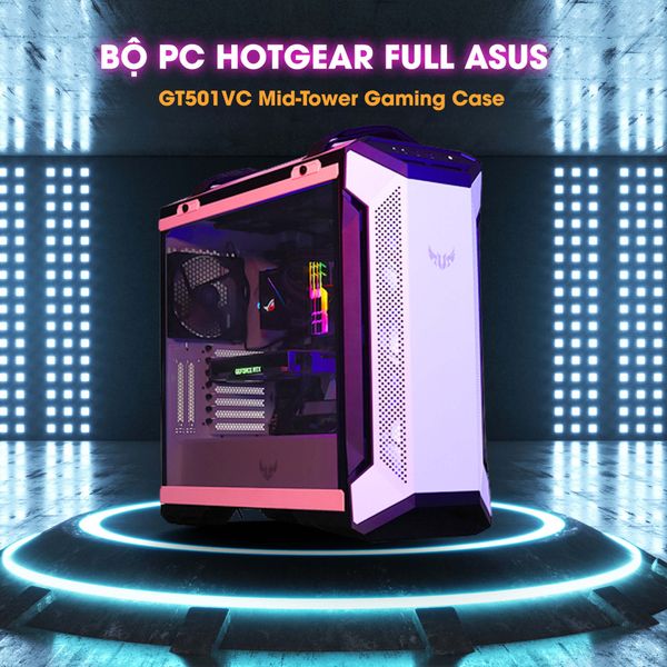 BỘ PC HOTGEAR FULL ASUS TUF INTEL i7 13700F/ MAIN B660 / DDR4 16GB / SSD 500GB M.2 NVME chuẩn quân đội bảo hành 5 năm