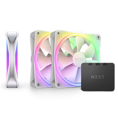 Quạt Tản Nhiệt NZXT F120 RGB Duo Triple White