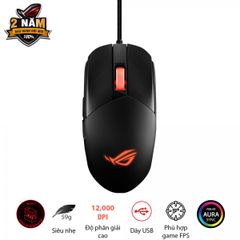 Chuột máy tính có dây Asus ROG Strix Impact III USB/RGB/ĐEN (90MP0300-BMUA00)