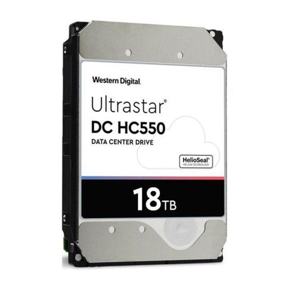 Ổ cứng HDD WD Ultrastar HC550 18TB 3.5 inch SATA Ultra 512E SE HE14 512MB Cache 7200RPM WUH721816ALE6L4