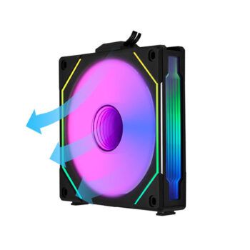 Quạt tản nhiệt Lian Li UNI FAN SL120 INFINITY BLACK  REVERSE