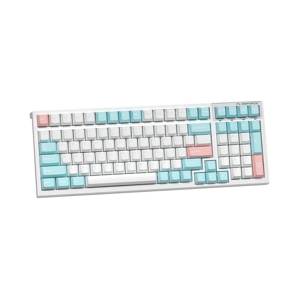 Bàn phím FL- Esports FL100 CPM Marshmallow SA - Ice Pink Switch