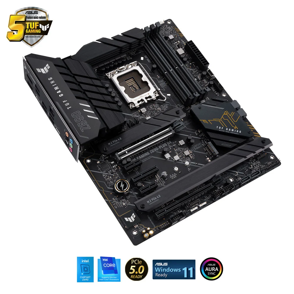 ASUS TUF GAMING Z690-PLUS (Intel Z690, Socket 1700, ATX, 4 khe Ram DDR4)