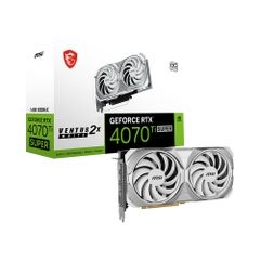 VGA MSI GeForce RTX 4070 Ti SUPER VENTUS 2X WHITE 16G OC GDDR6X