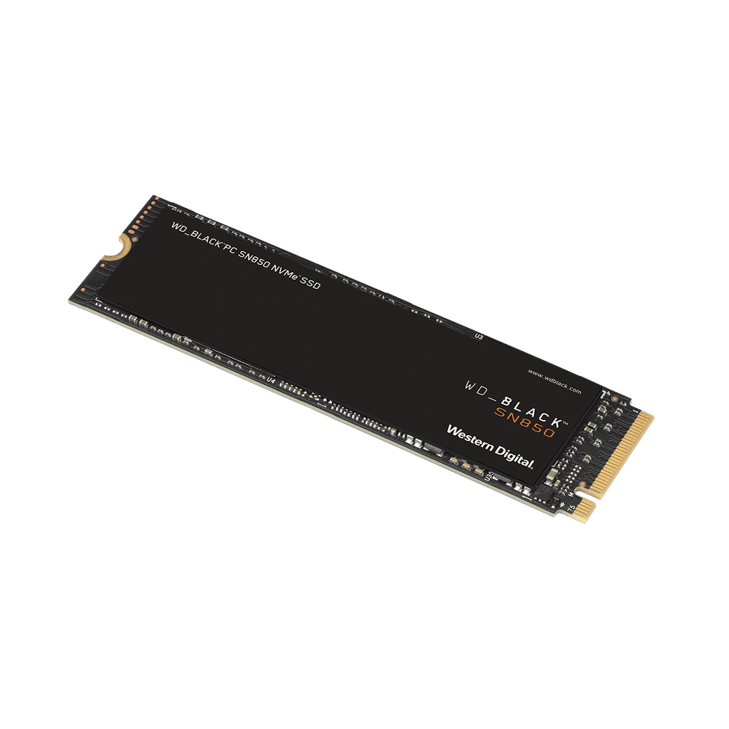 SSD WD SN850 Black 500GB M.2 2280 PCIe NVMe 4x4 (Đọc 7000MB/s - Ghi 4100MB/s)-(WDS500G1X0E)