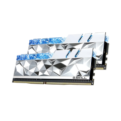 Ram PC G.SKILL Trident Z Royal Elite Silver RGB 32GB 4000MHz DDR4 (16GBx2) F4-4000C18D-32GTES