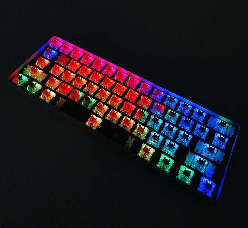 Bàn phím cơ Newmen Dual mode GM610 Bluetooth ( Tặng kèm bộ Keycap ) BLue Switch