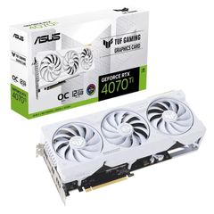 VGA ASUS TUF Gaming GeForce RTX 4070 Ti White OC Edition 12GB GDDR6X