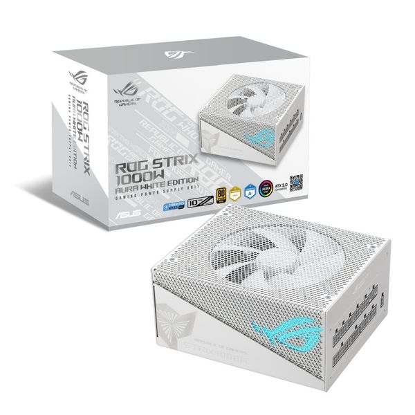 Nguồn ROG STRIX 1000W Gold Aura White Edition