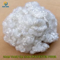 Hollow Conjugated Siliconized Polyester Fiber 15D x 32/64 mm AAA Grade