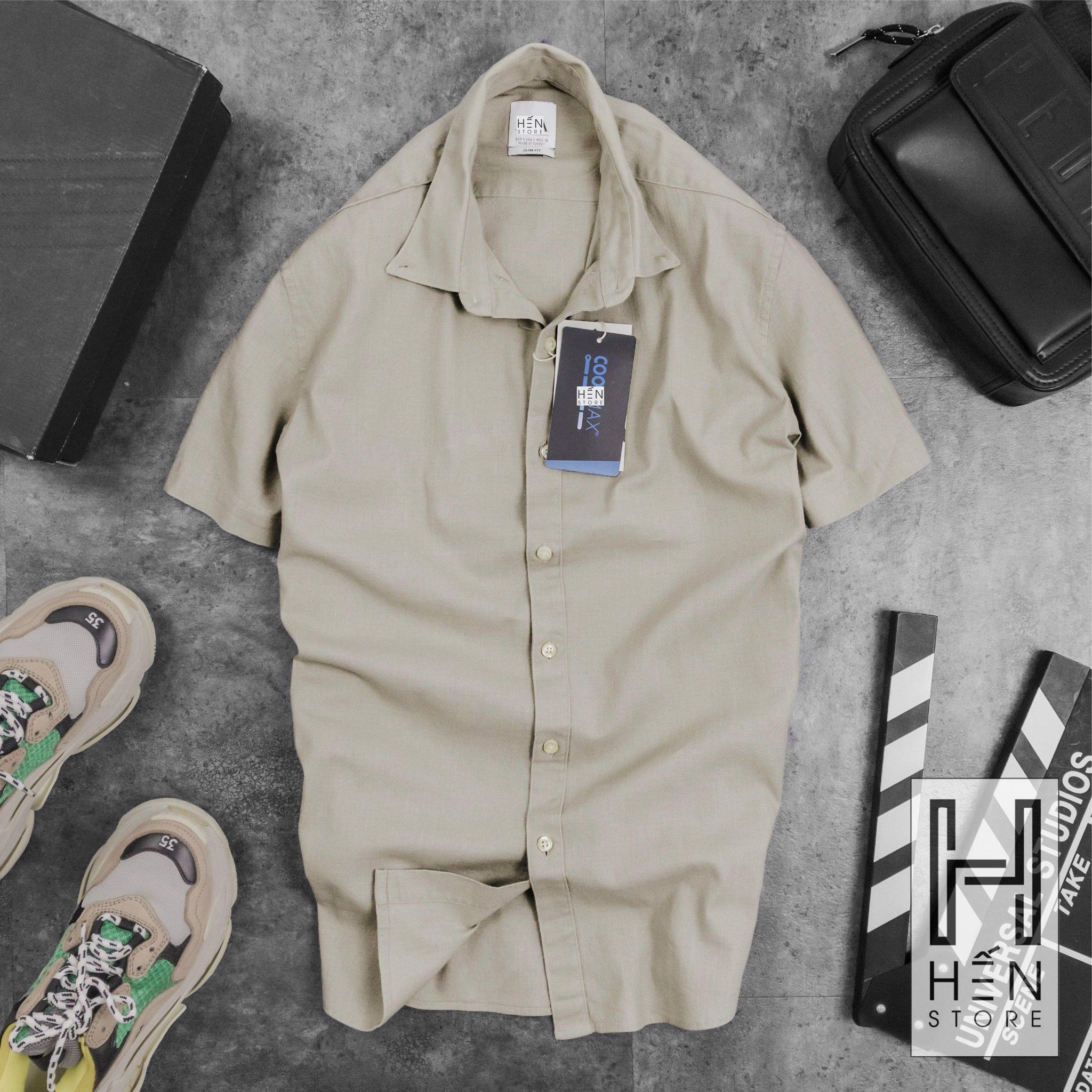 Áo Ngắn Tay Linen ZR 6M