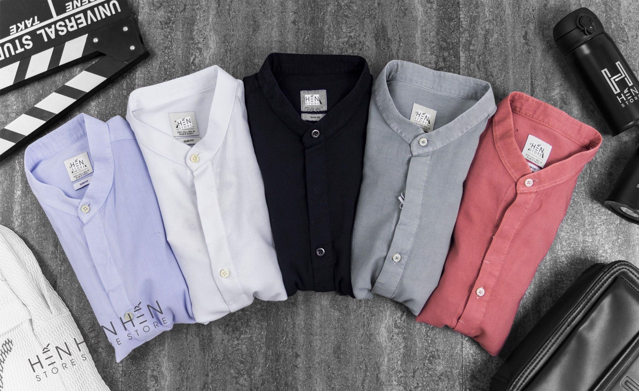 Áo Cổ Trụ Linen ZR 5M