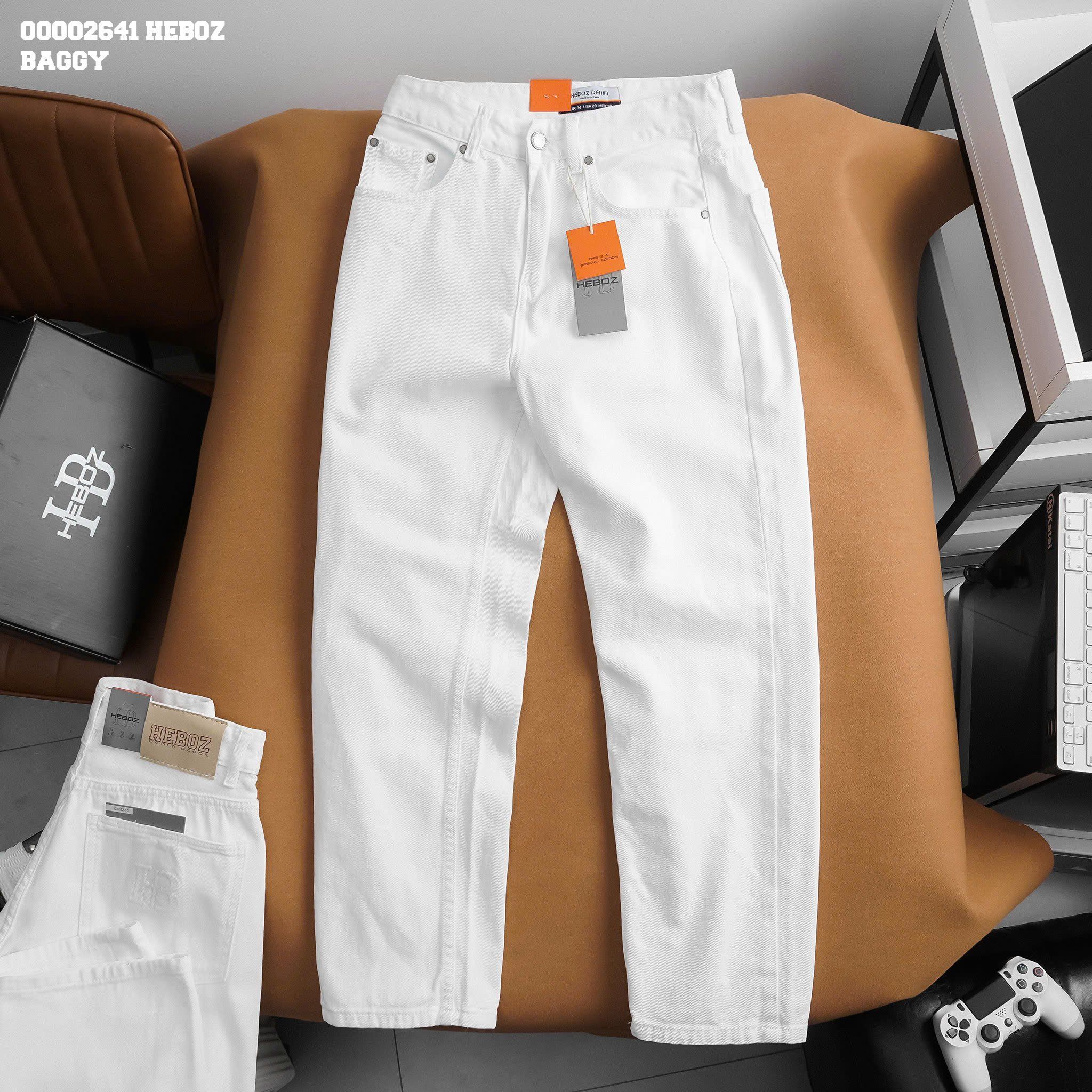 Quần jean nam Heboz dáng baggy D015 - 00002641