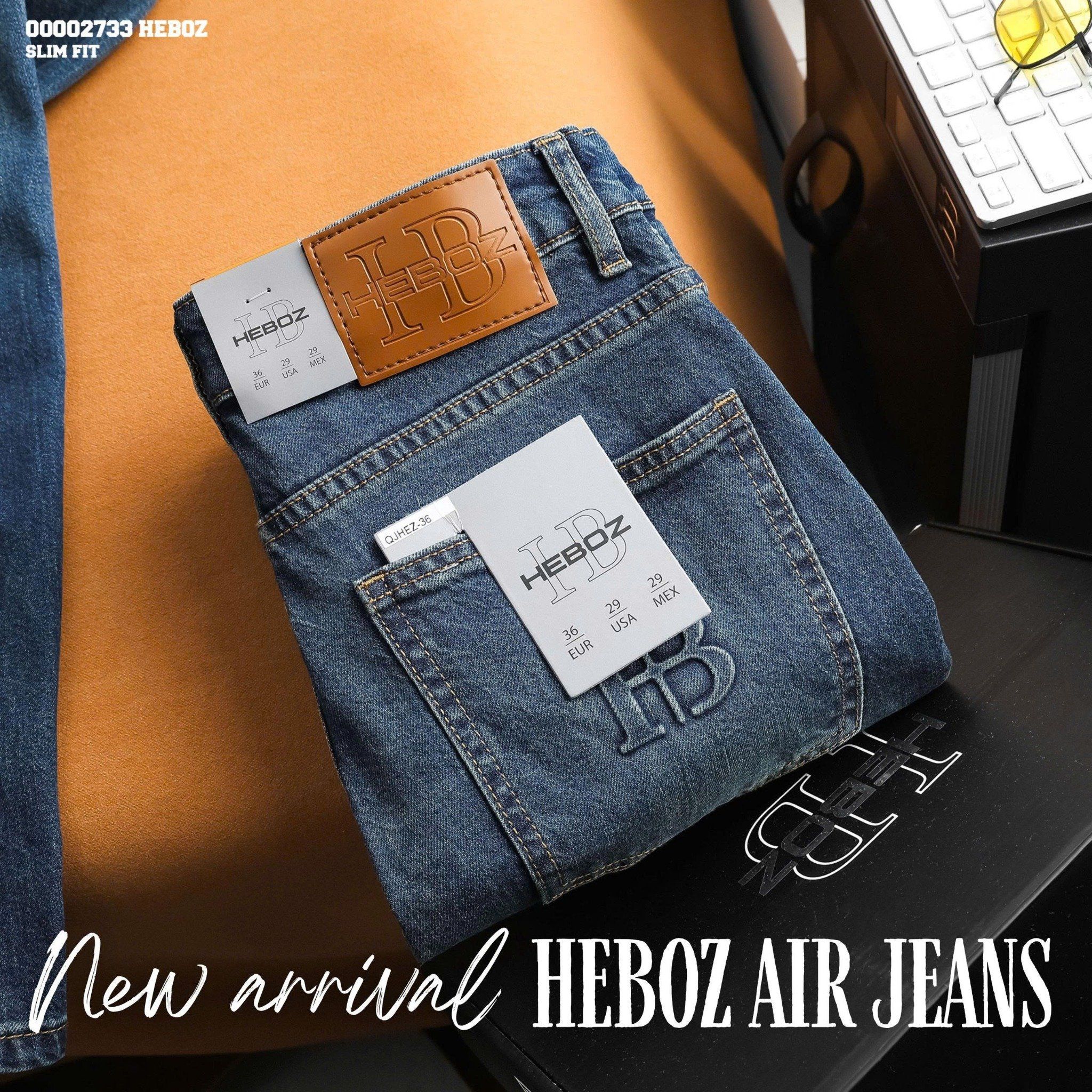 Quần jean nam Heboz air slim D036 - 00002733