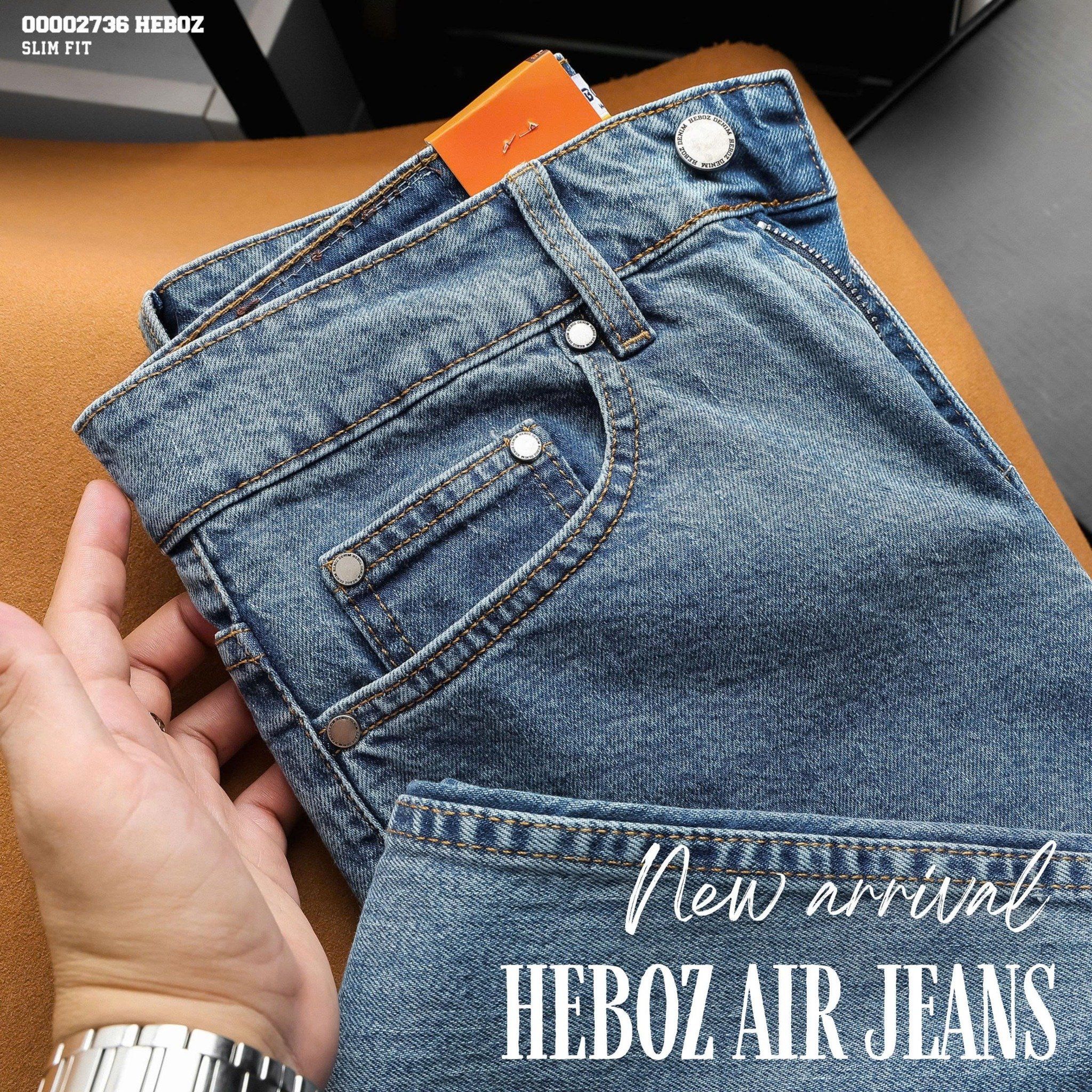 Quần jean nam Heboz air slim D039 - 00002736