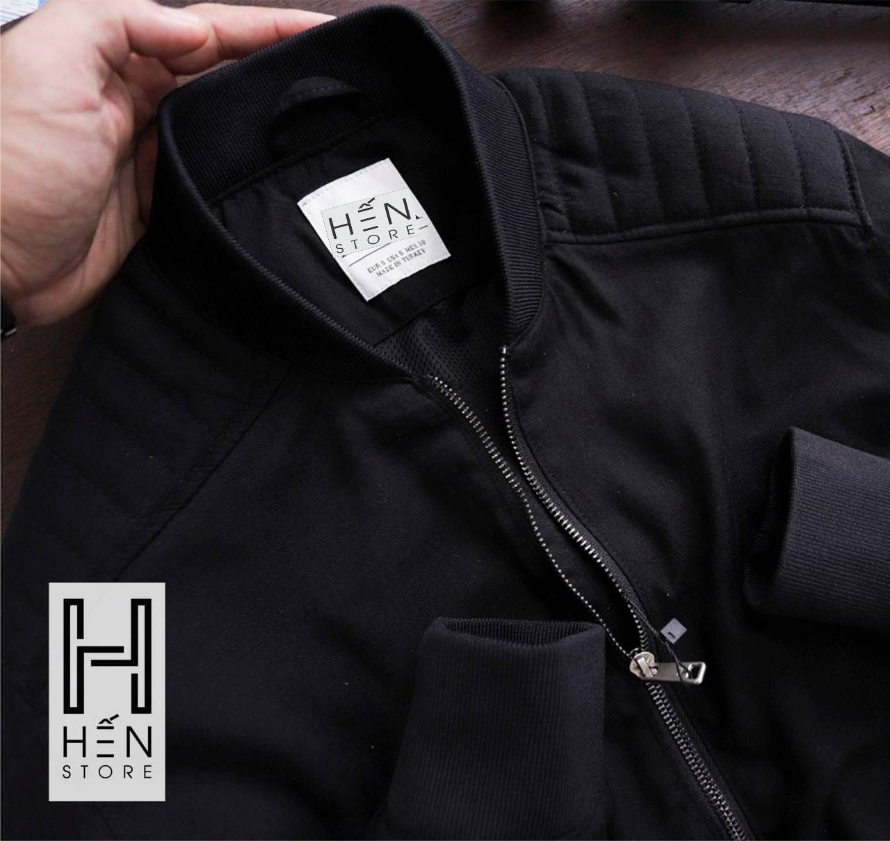 Áo Bomber Linen ZR 3M