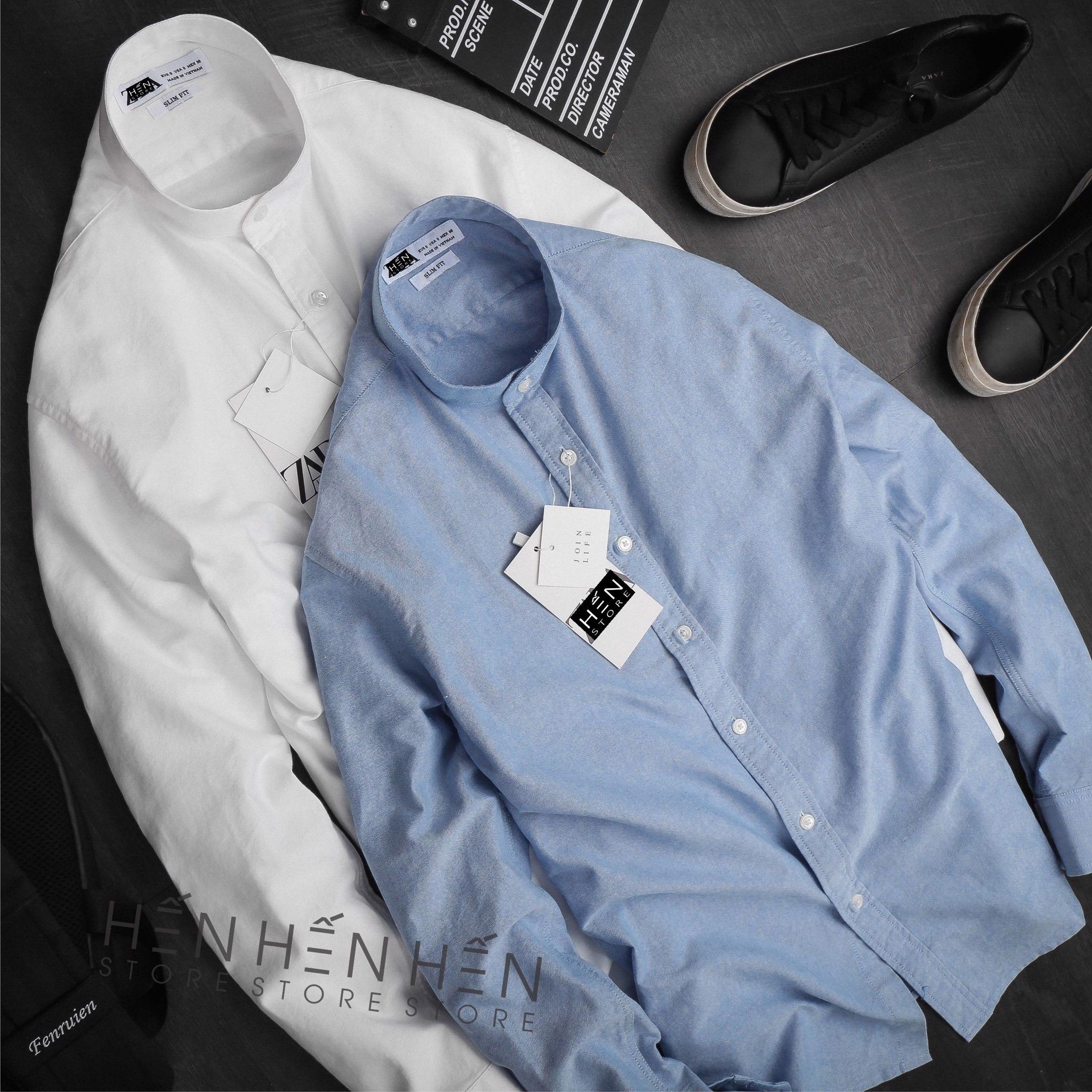 Áo Sơmi Cổ Trụ ZR Oxford 3M
