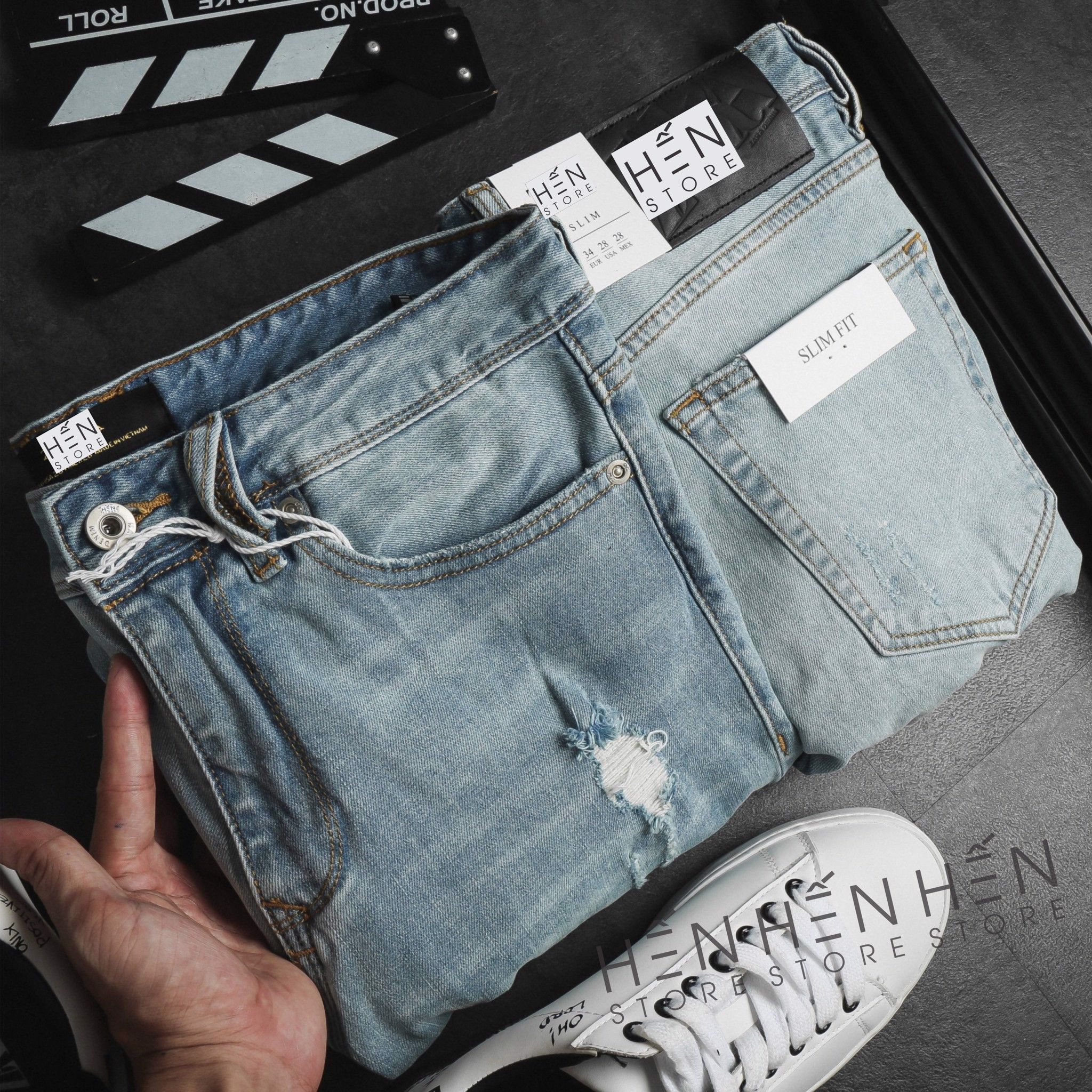 Quần Jean ZR 450 Xanh