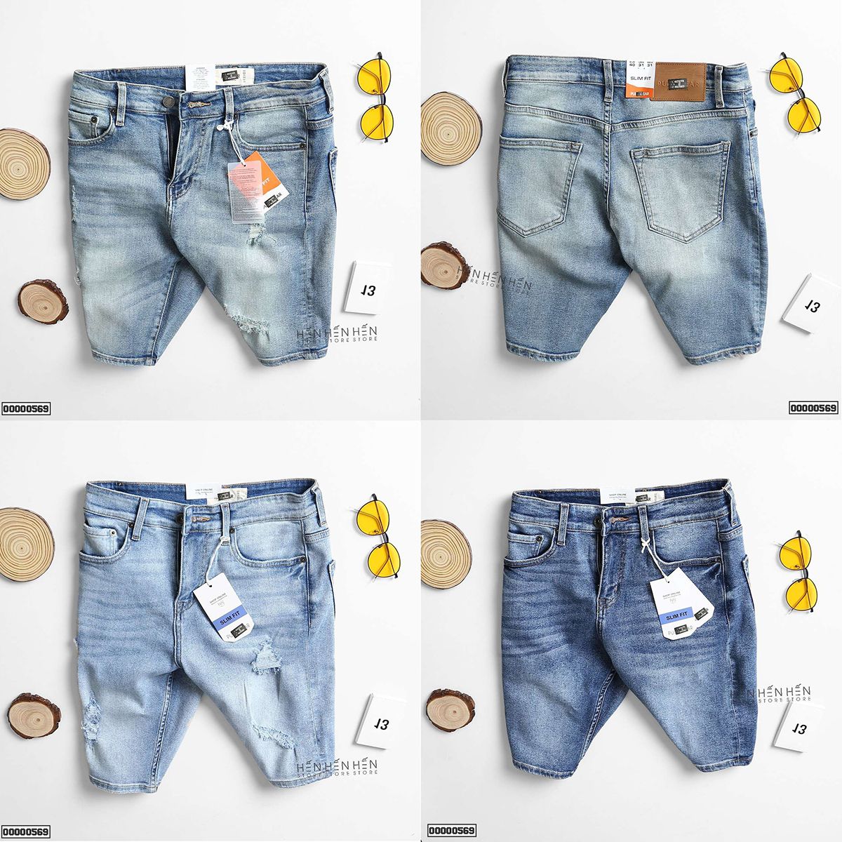Quần short jean PB 3M(TR)