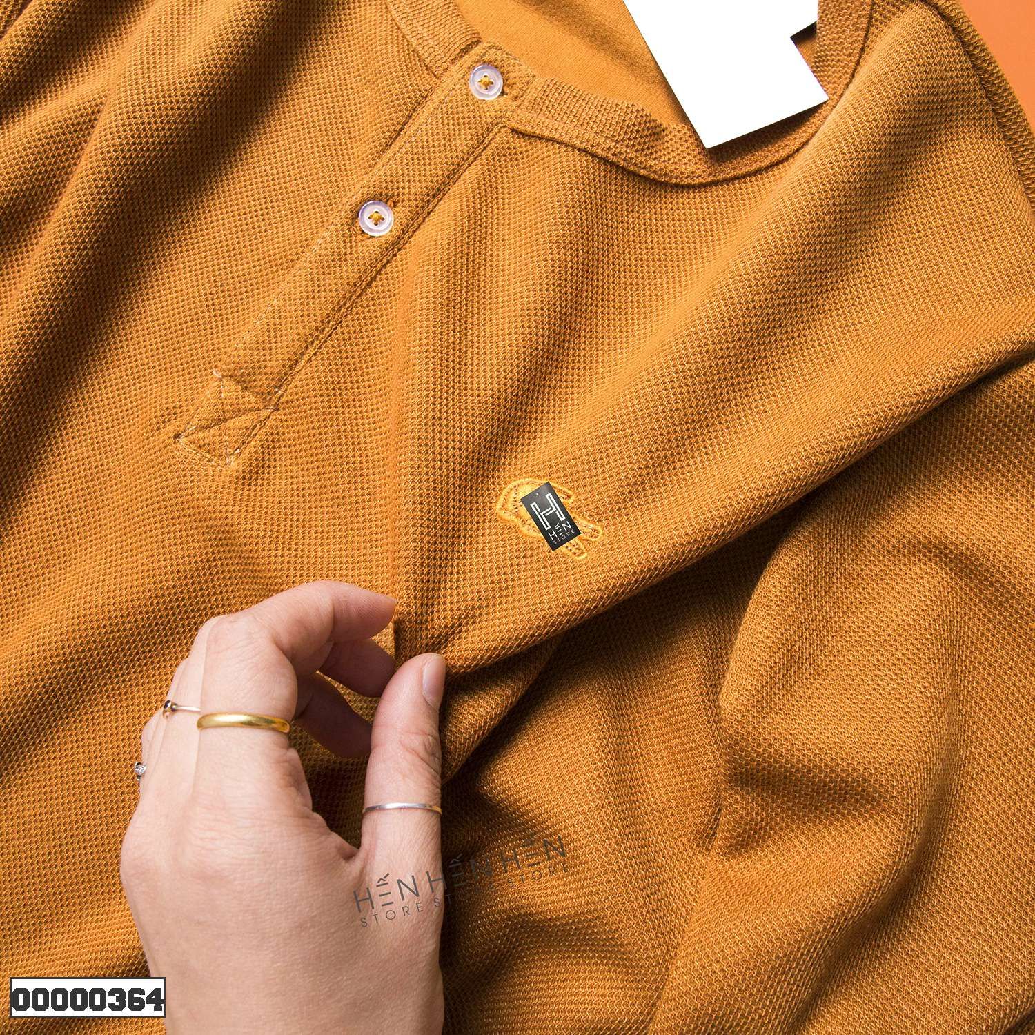 Áo henley Lcs pique 6M