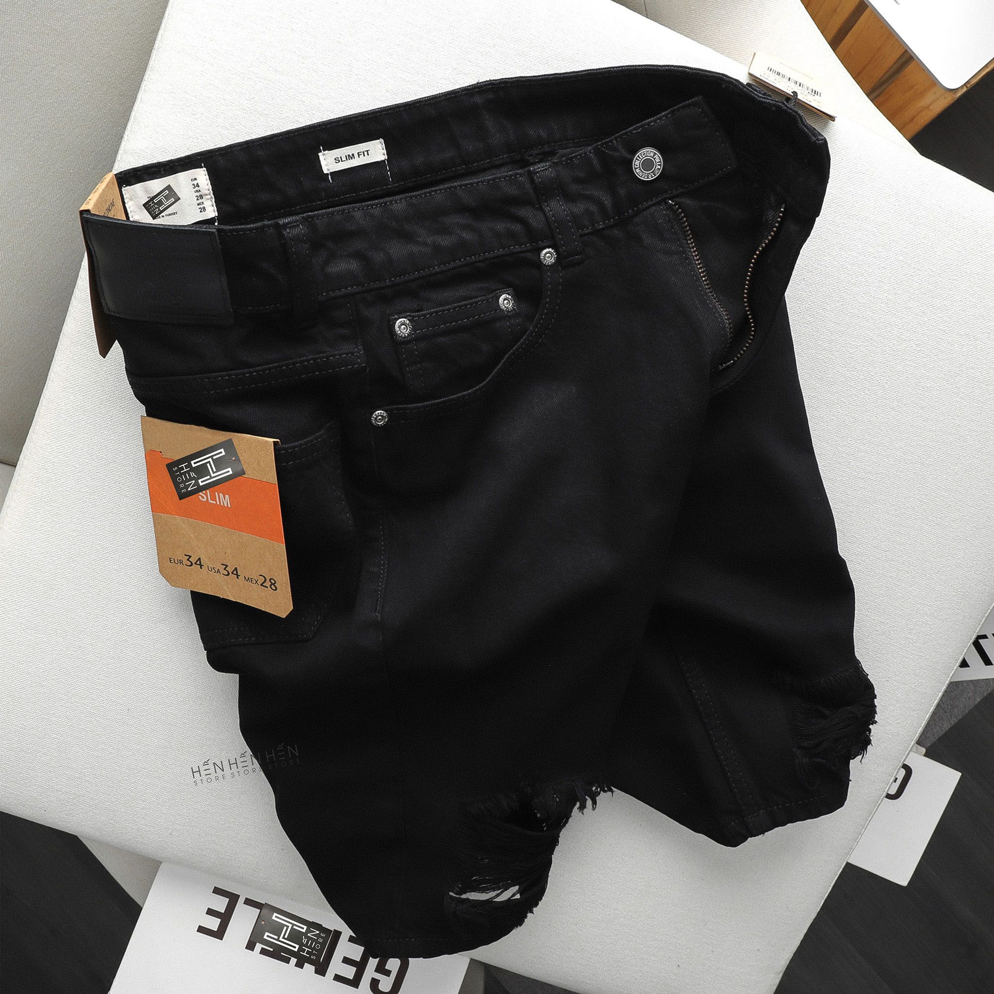 Quần short jean PB 3M new
