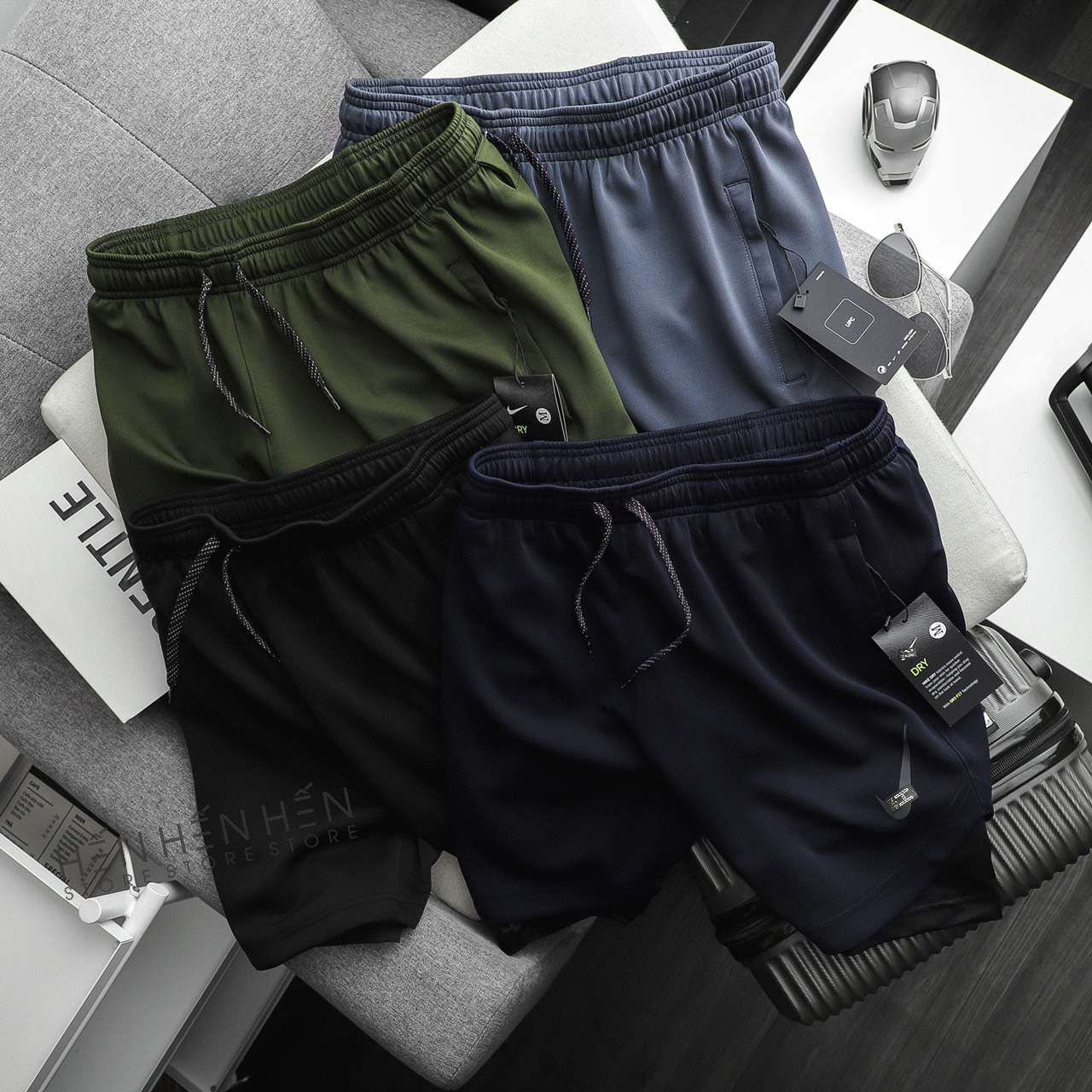 Quần short Ni.ke 2 lớp 4M