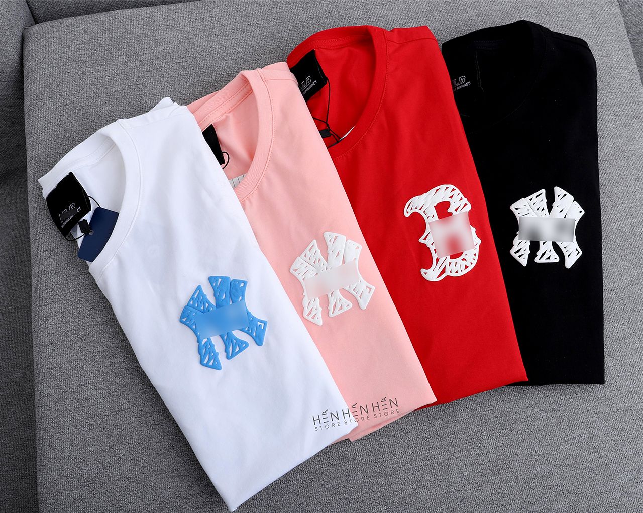 Áo tank top MLB logo nổi 4M