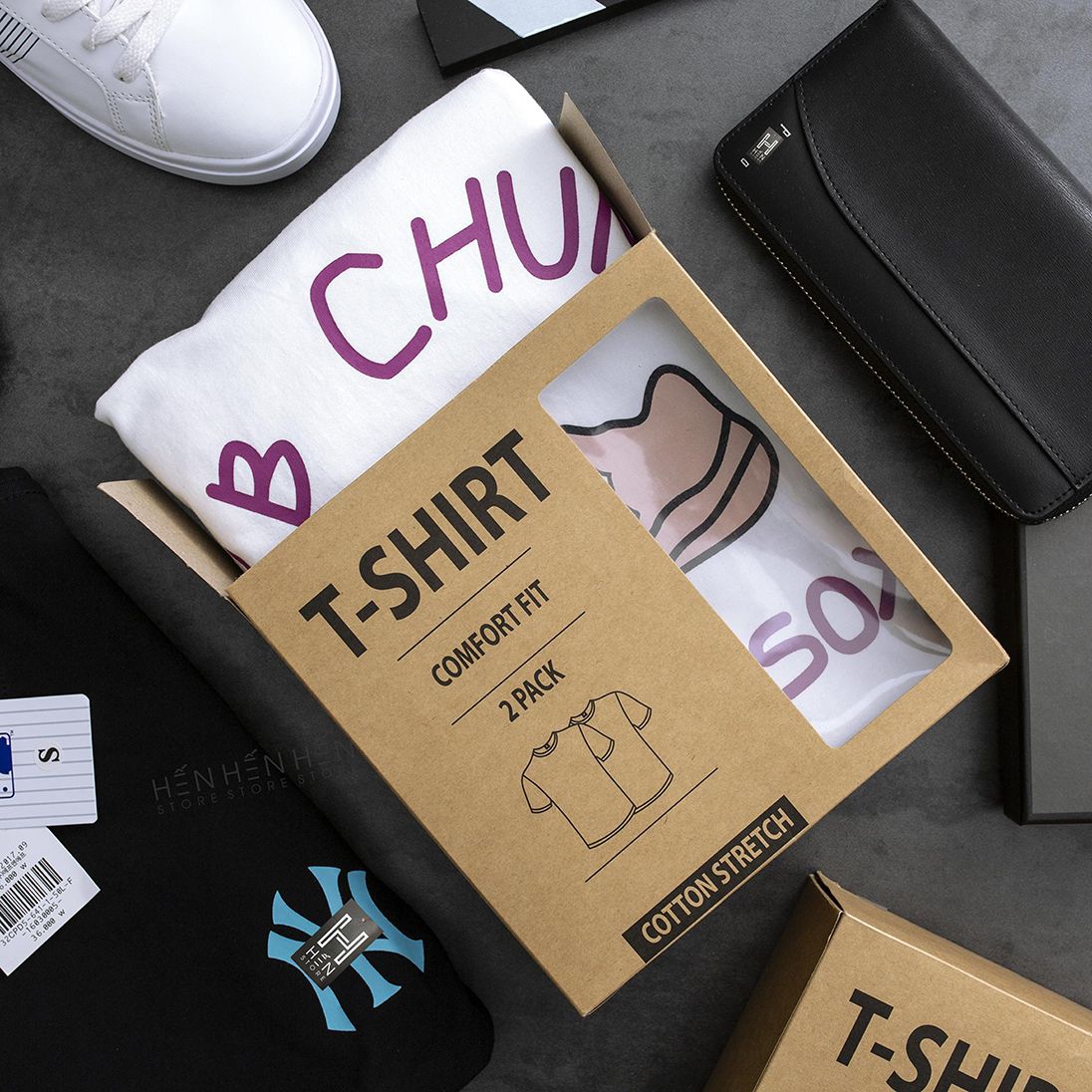 Áo thun M.L.B chunky 2M