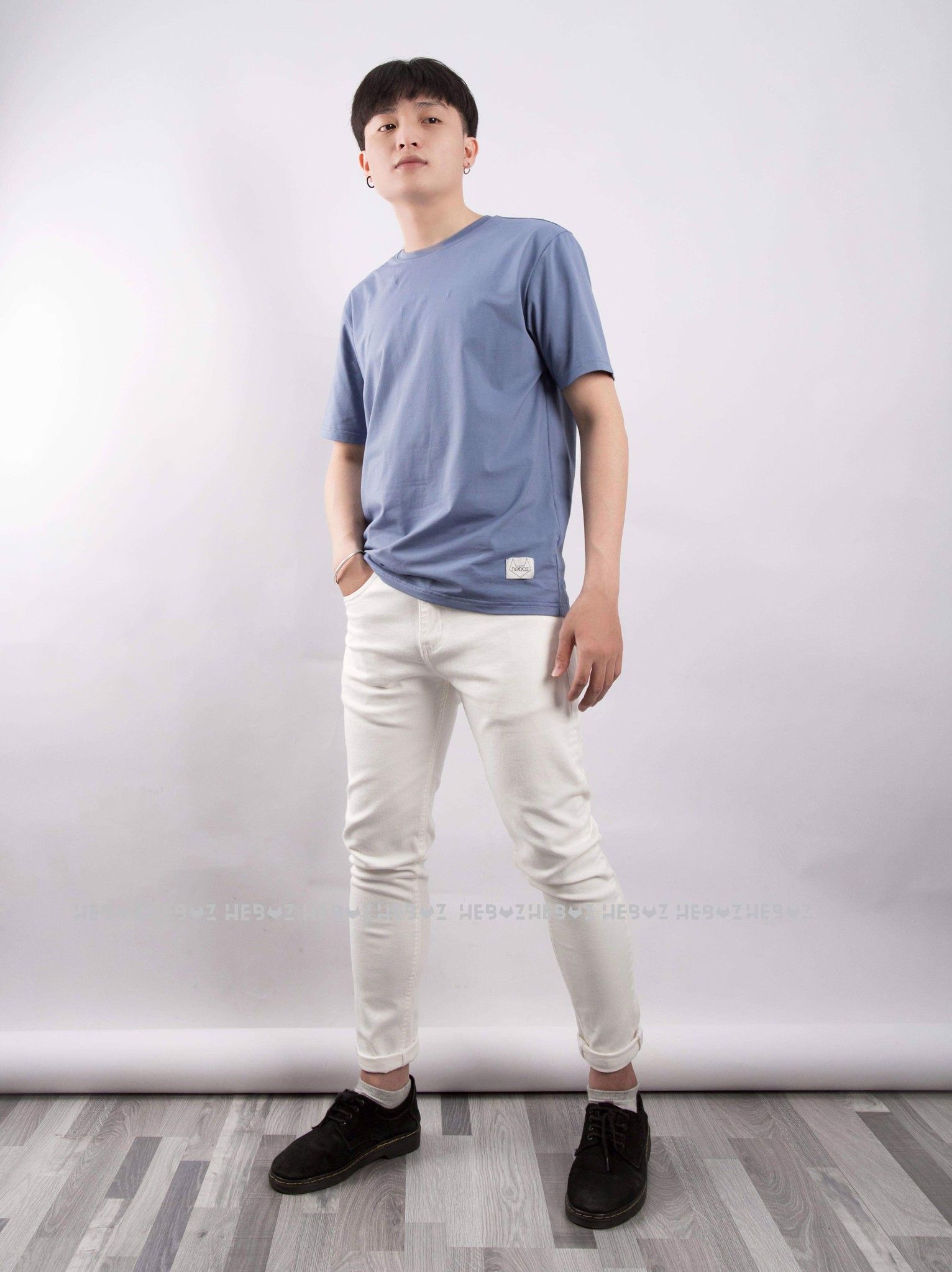 Áo thun trơn Heboz 8M new
