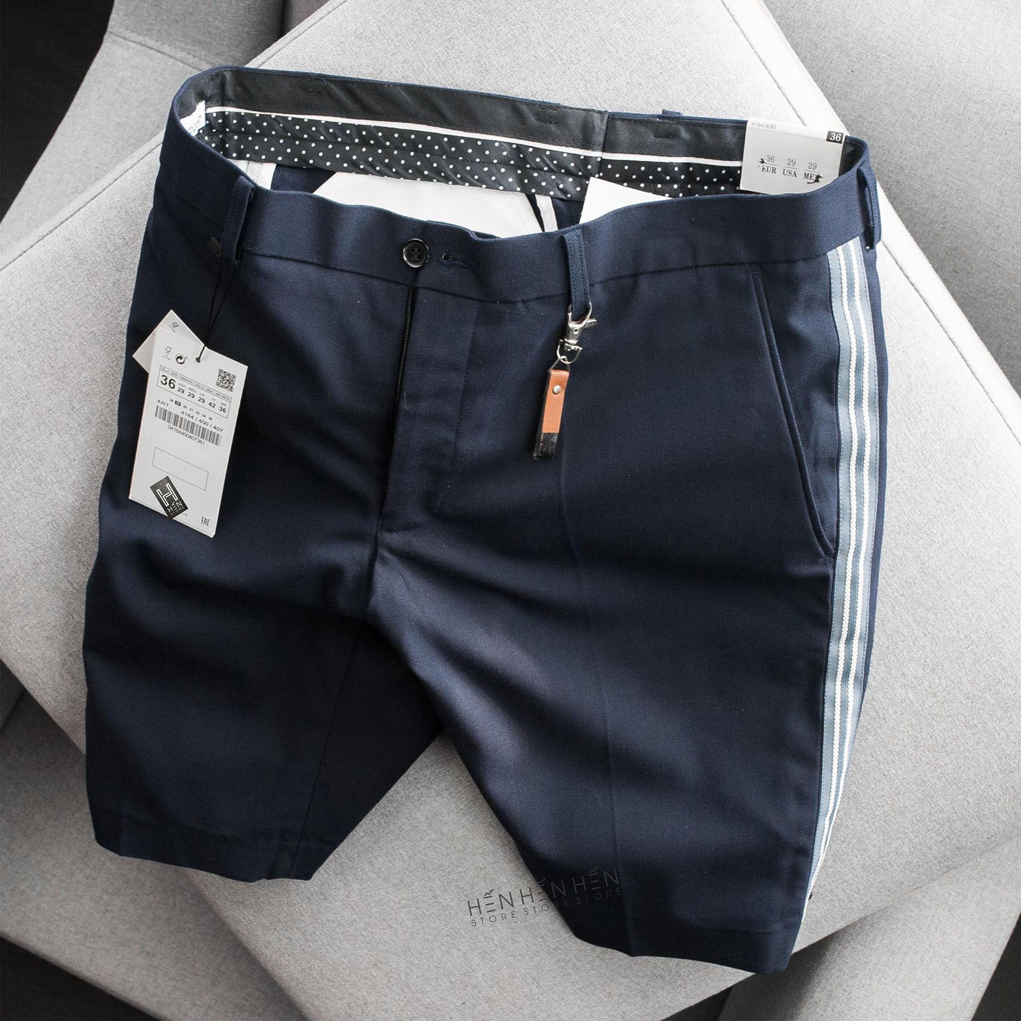 Quần short tây Za.ra 5M viền