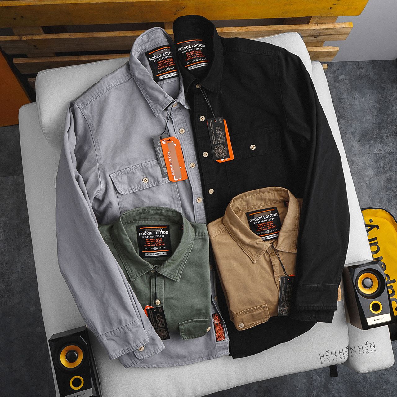 Áo denim Super.dry 4M