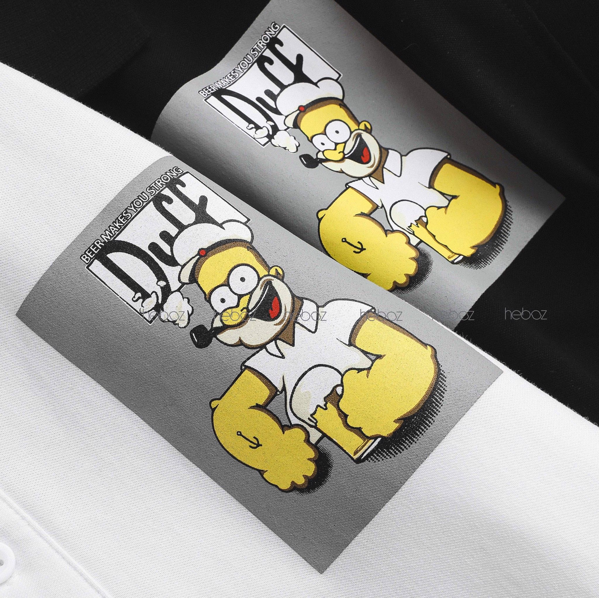 Áo polo Heboz hình Duff 2M