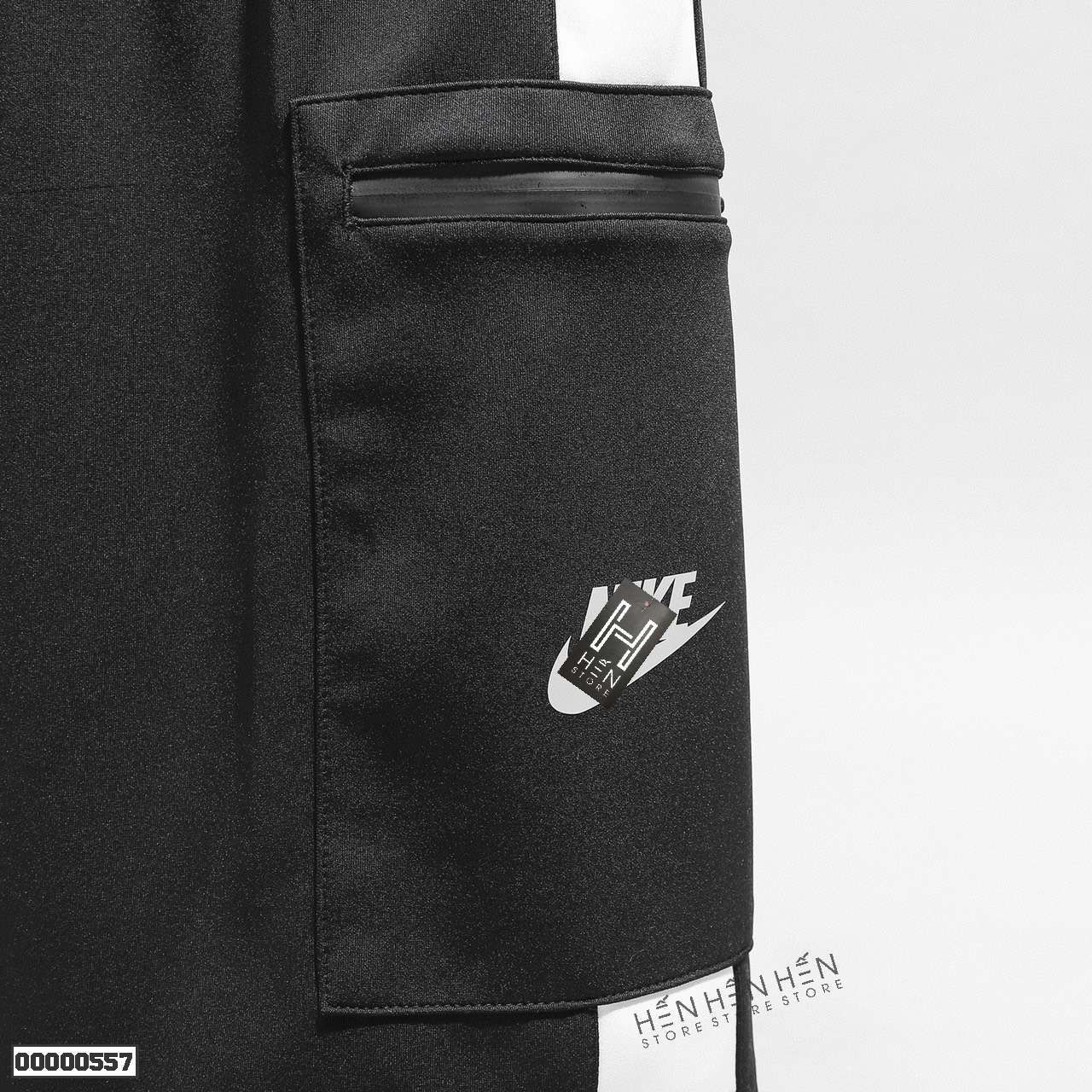Quần short thun NK túi zip 4M