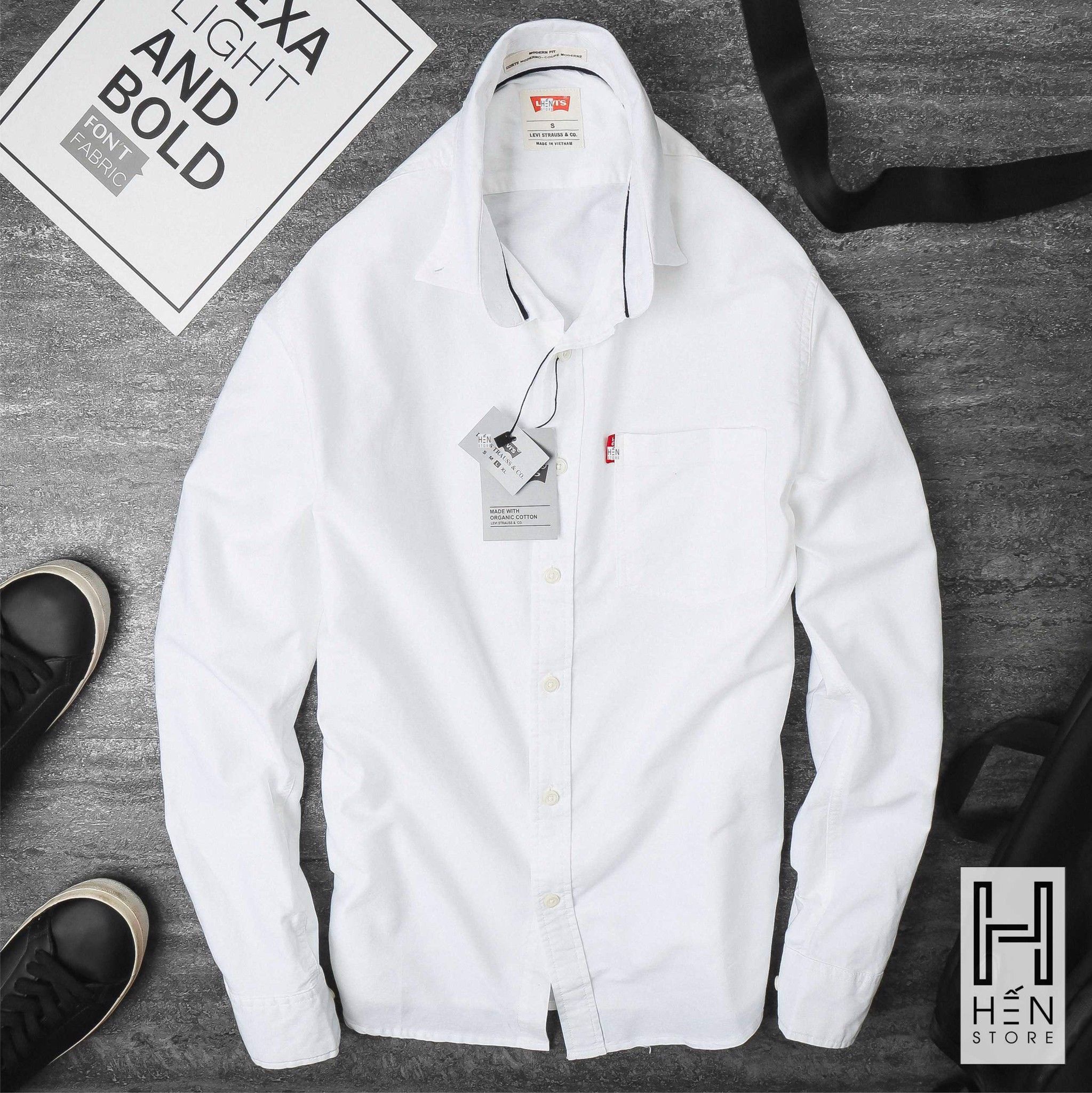 Áo Sơmi Oxford LV 1 Túi
