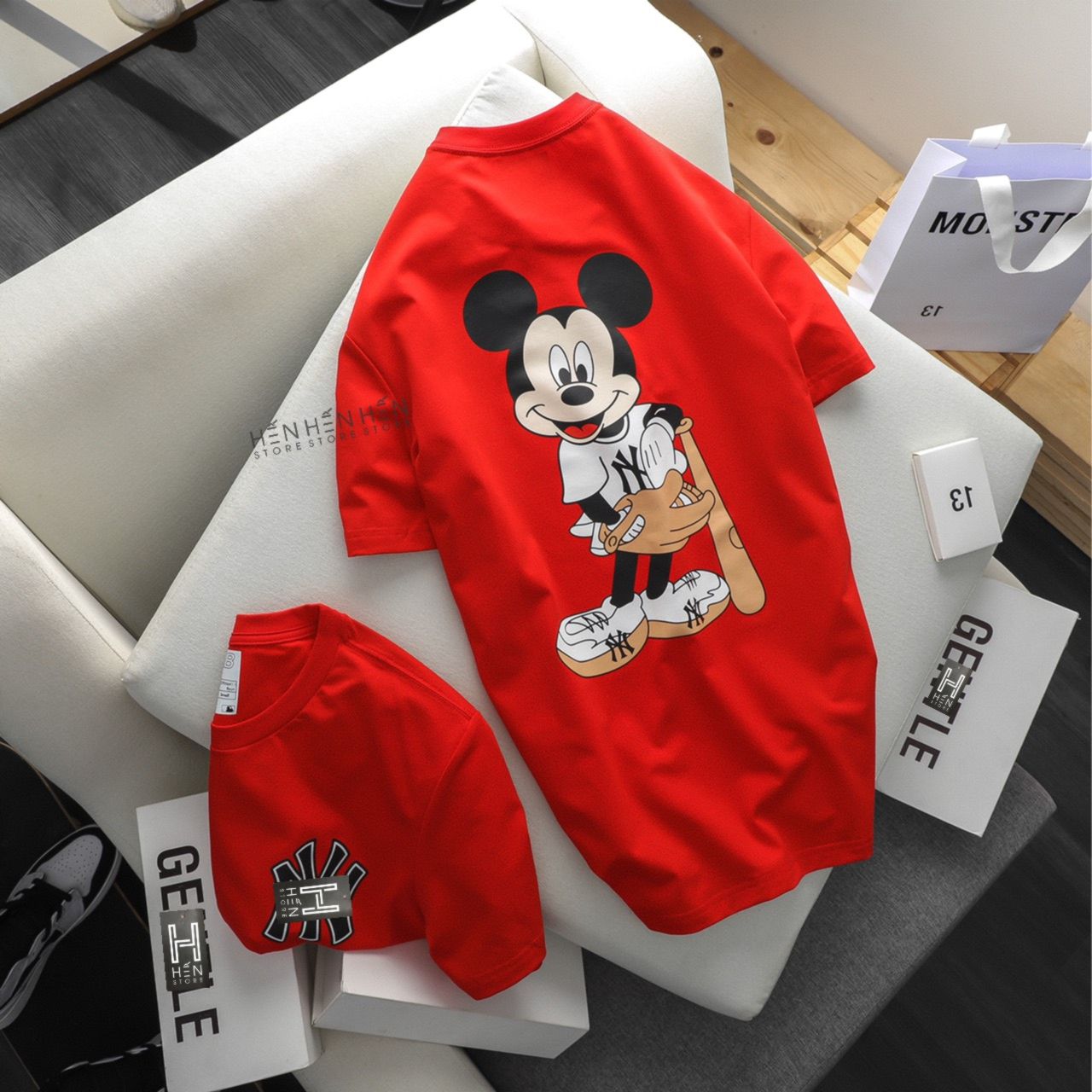 Áo thun M.L.B 3M Mickey