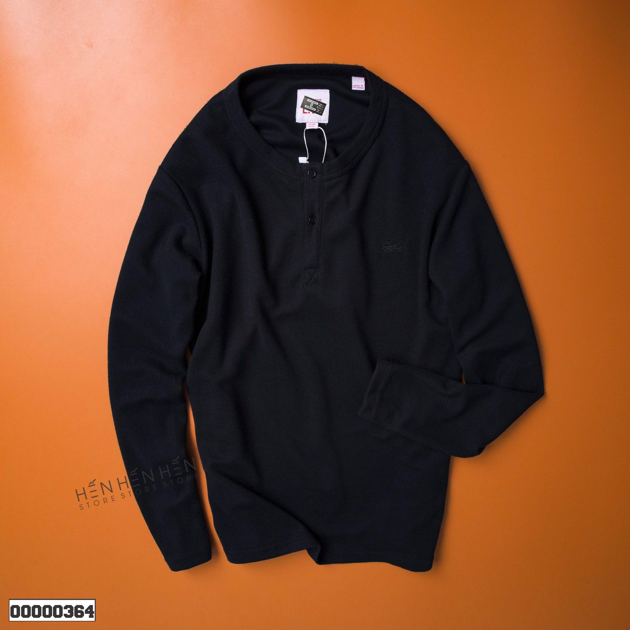 Áo henley Lcs pique 6M