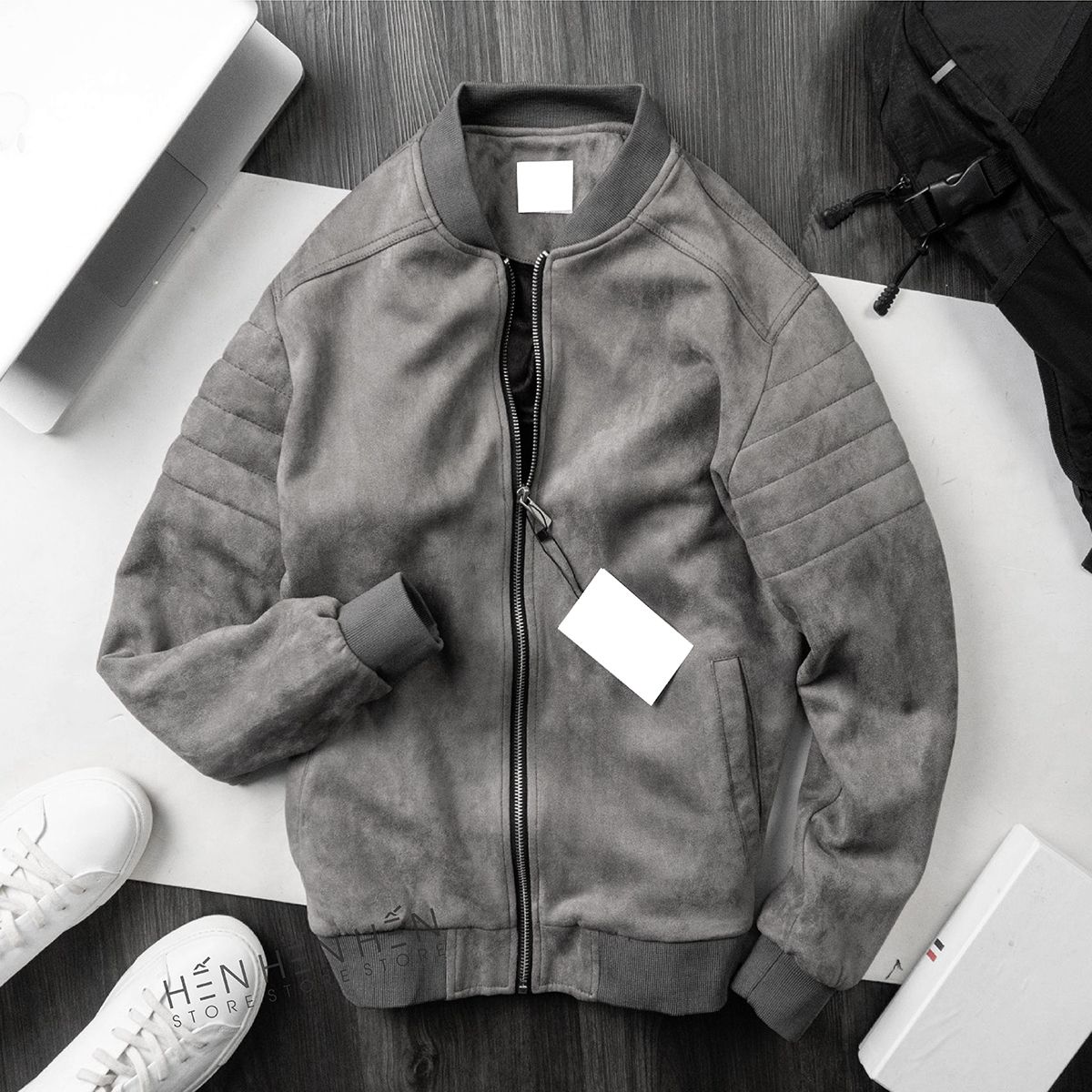 Áo bomber DL ZR lót lông 5M
