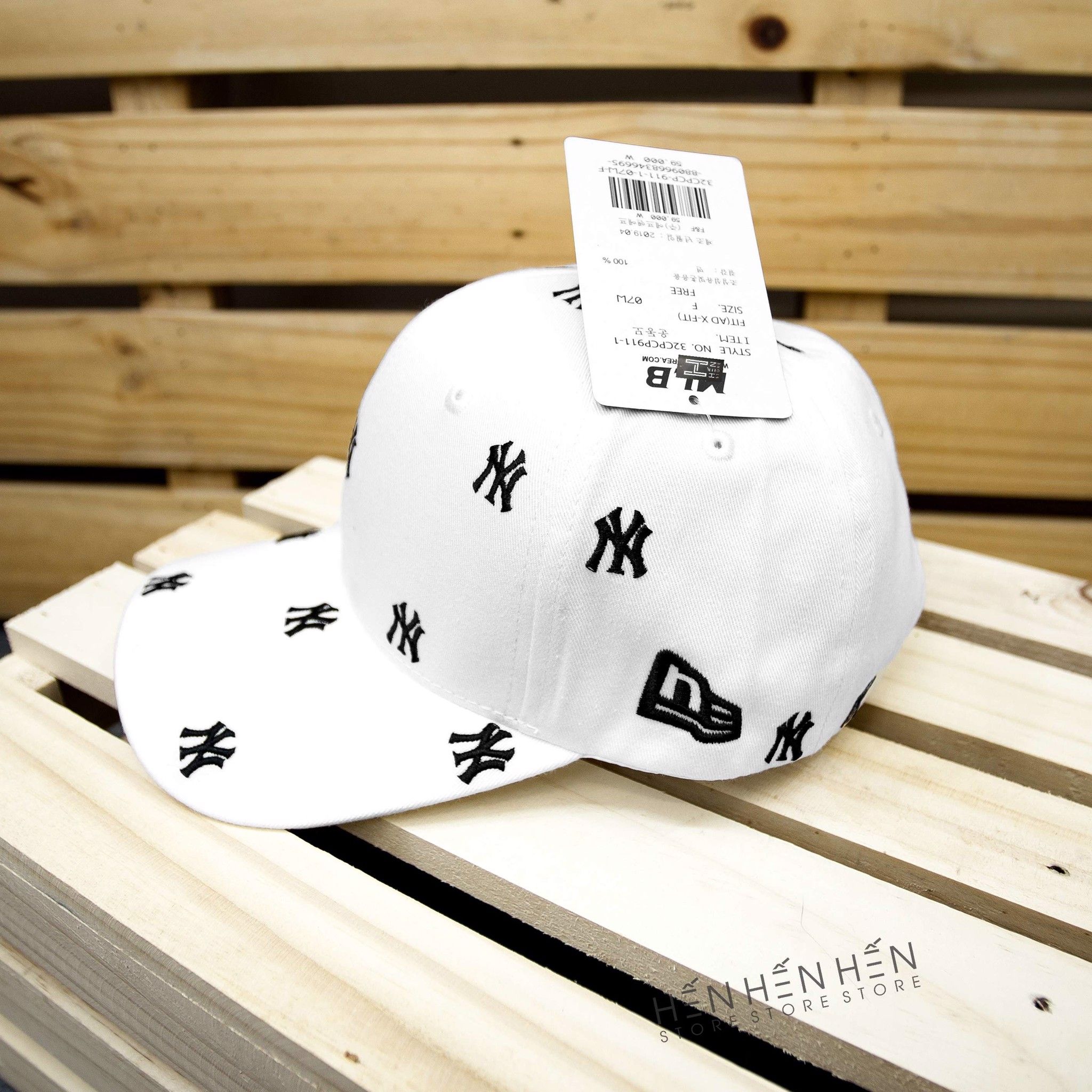 Nón MLB chữ thêu 3M