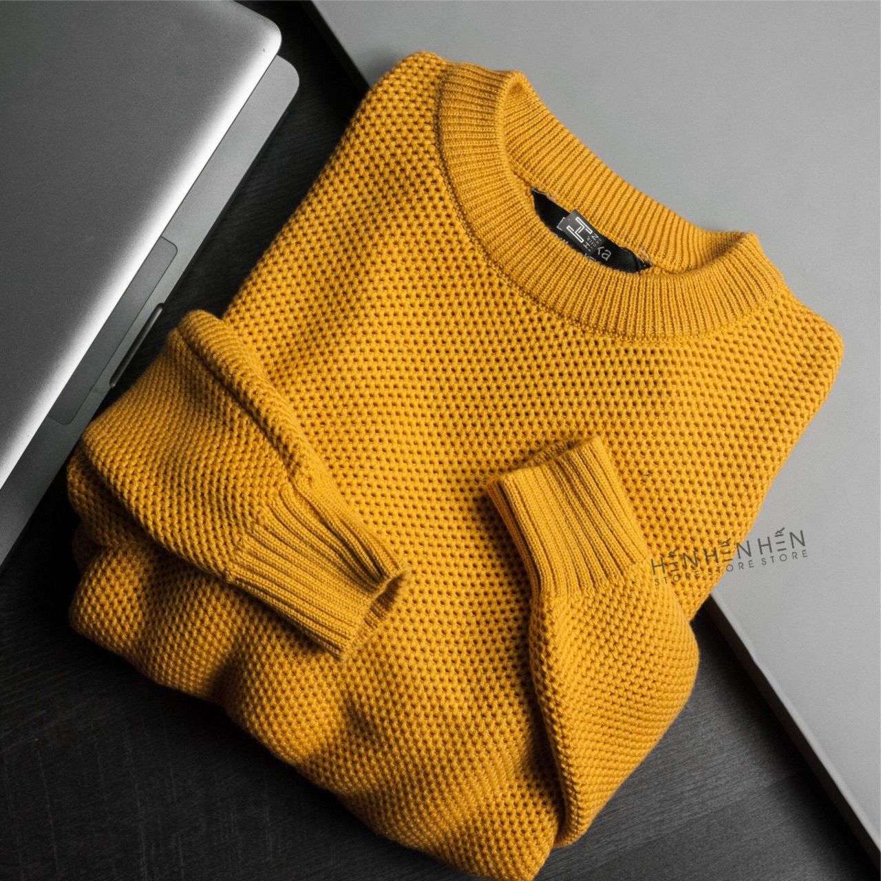 Áo len tổ ong Ber.shka 5M