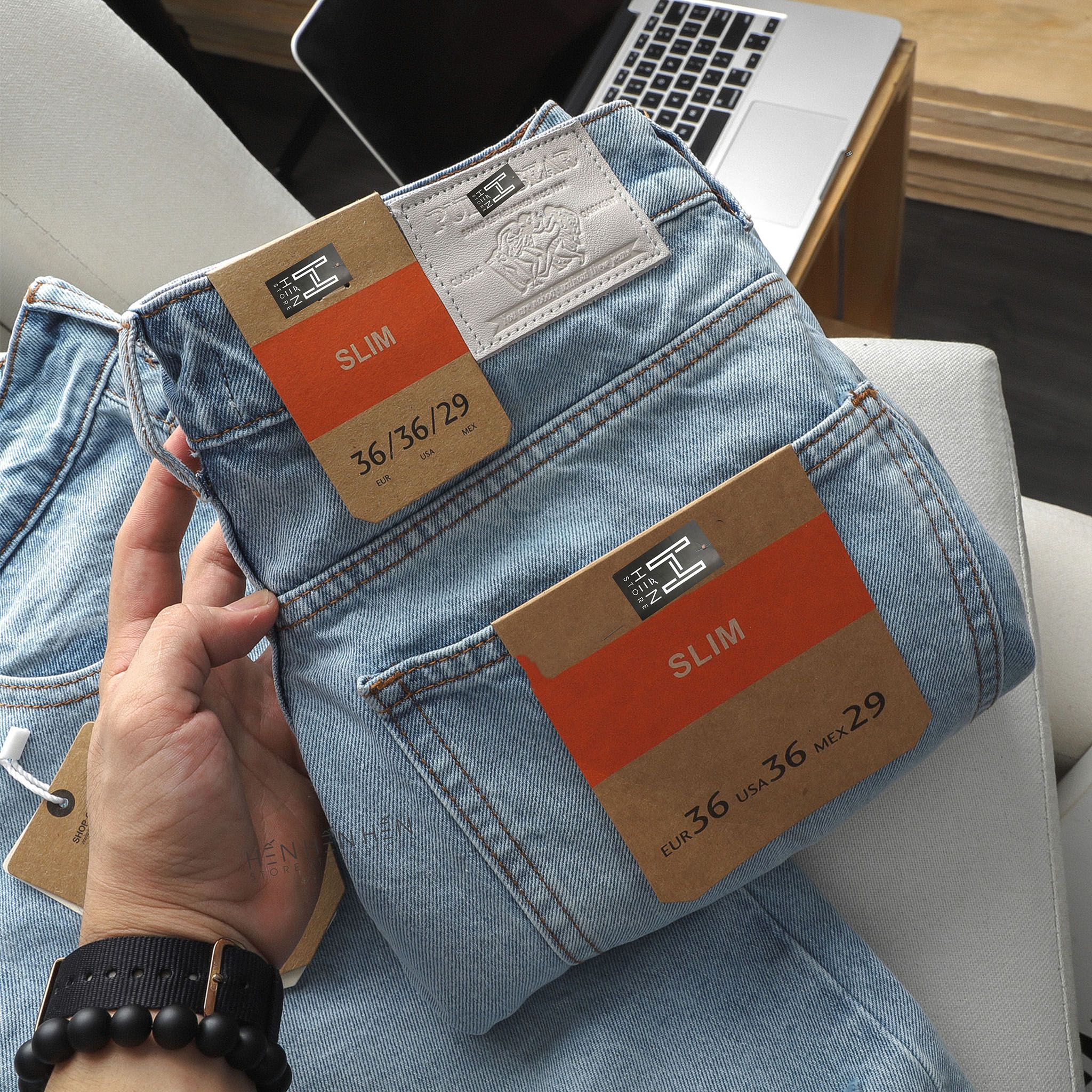 Quần short jean PB 3M new