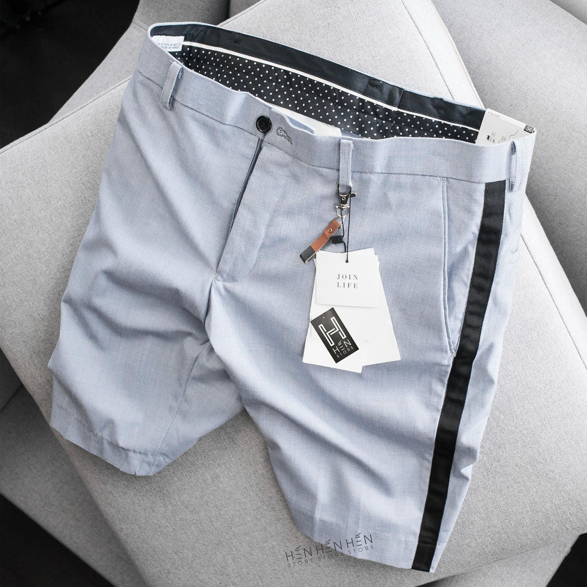 Quần short tây Za.ra 5M viền