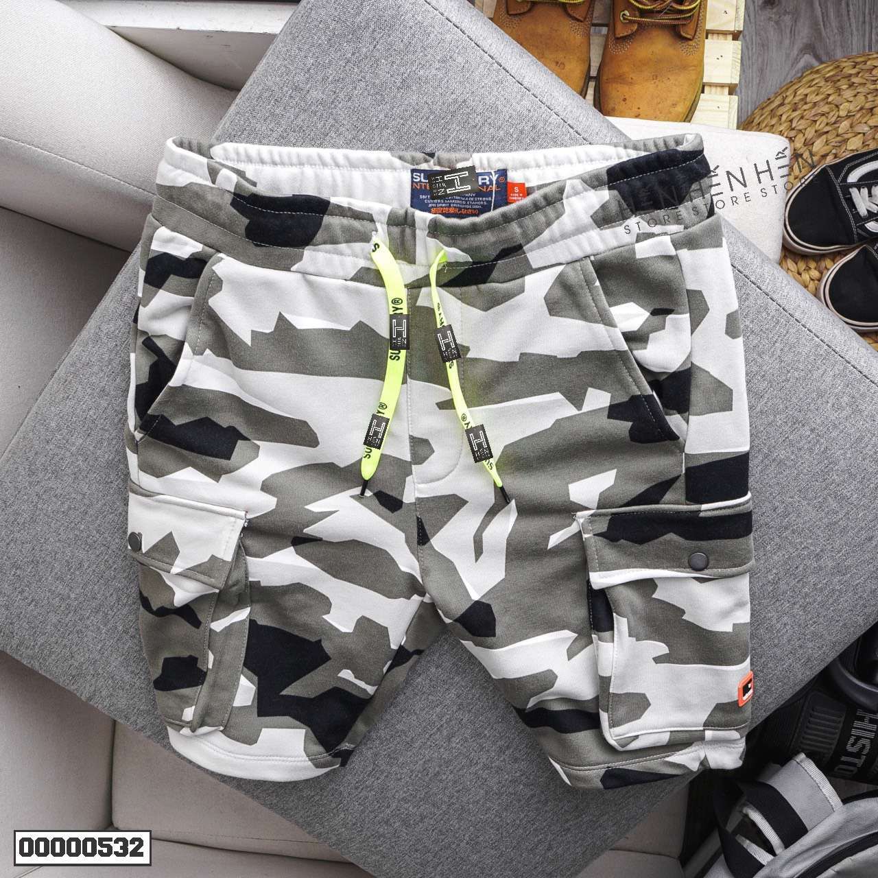 Quần short nỉ S.D TH 4M