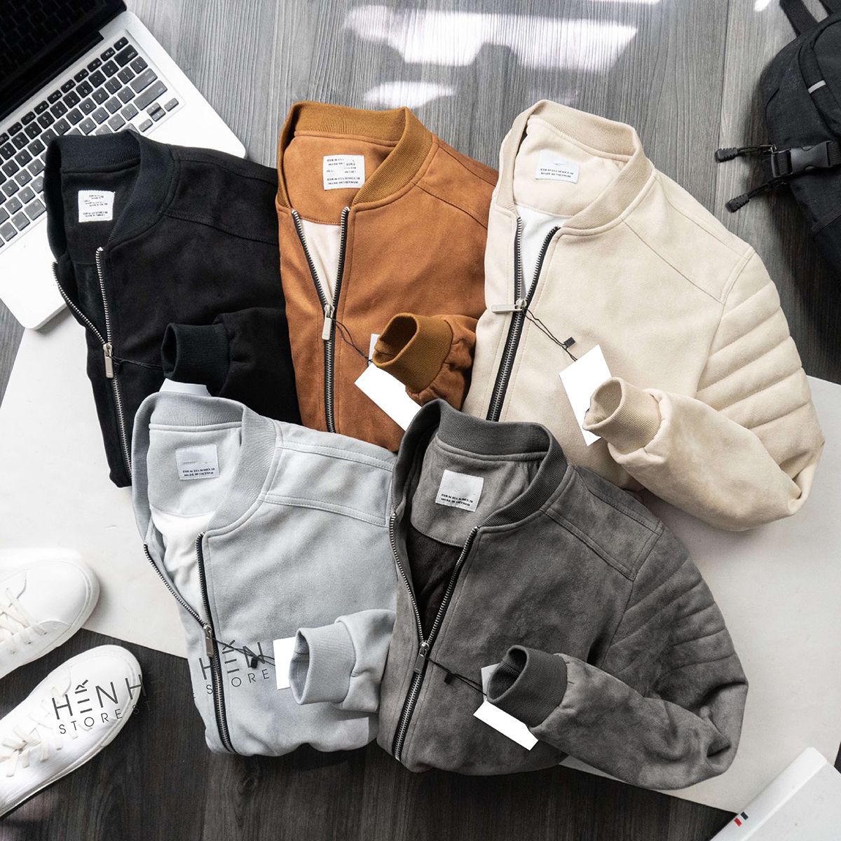 Áo bomber DL ZR lót lông 5M