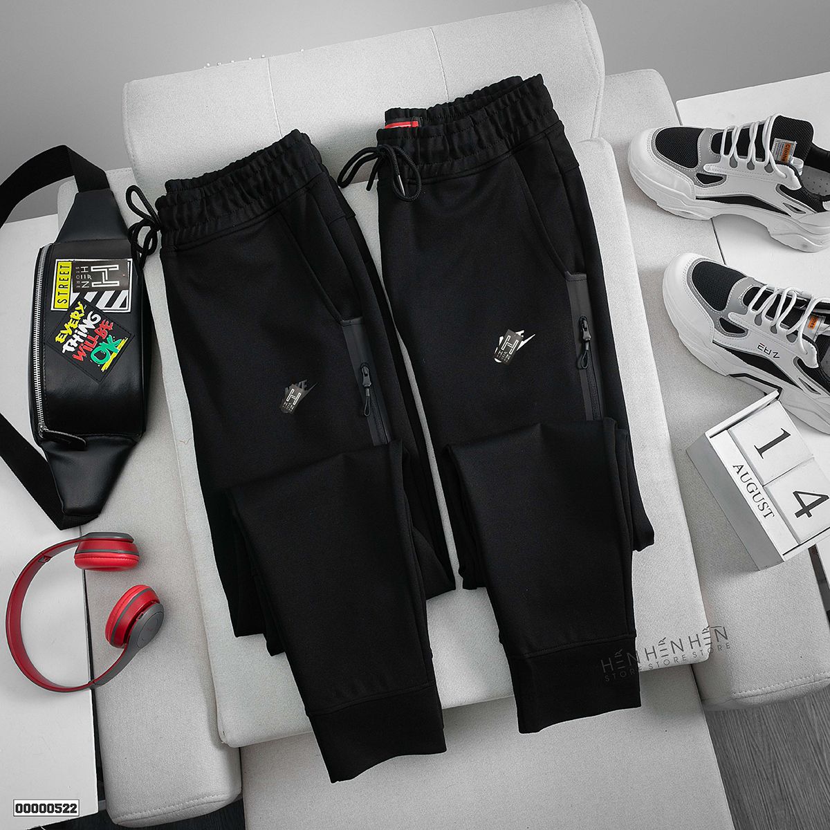 Quần jogger thun NK 2M